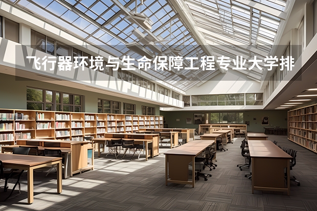 飞行器环境与生命保障工程专业大学排名排行榜 前十名大学名单