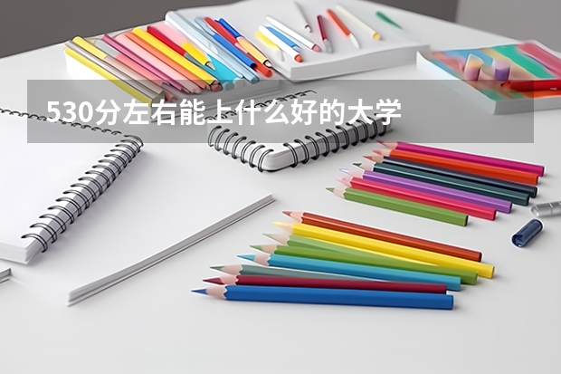 530分左右能上什么好的大学
