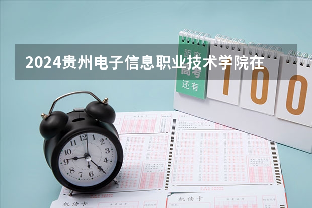2024贵州电子信息职业技术学院在广西招生计划一览表