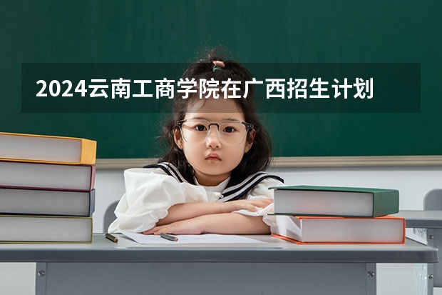 2024云南工商学院在广西招生计划一览表