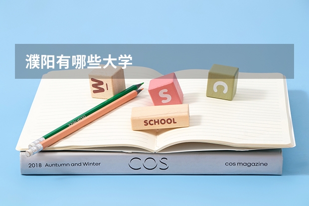 濮阳有哪些大学