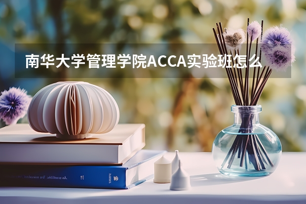 南华大学管理学院ACCA实验班怎么样?就业前景如何?