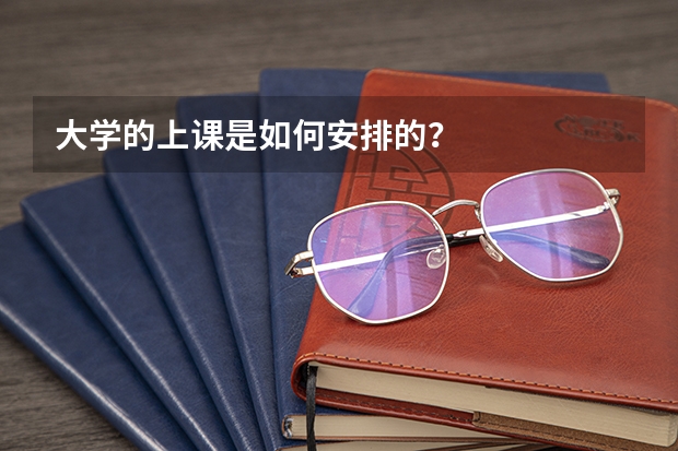 大学的上课是如何安排的？