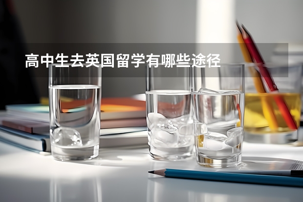 高中生去英国留学有哪些途径