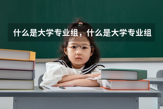 什么是大学专业组，什么是大学专业组03？