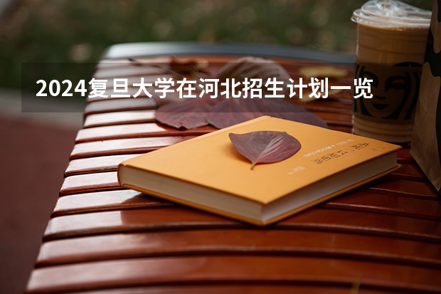 2024复旦大学在河北招生计划一览表