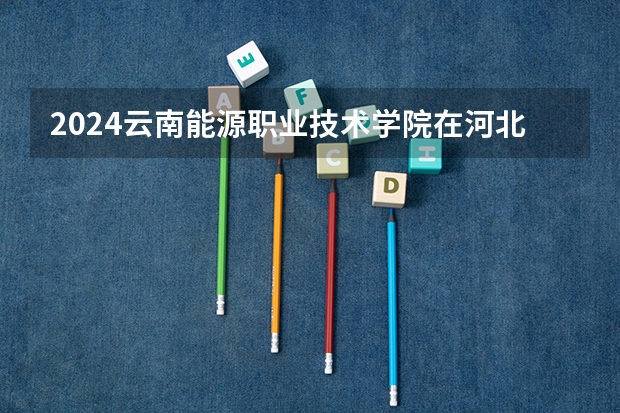 2024云南能源职业技术学院在河北招生计划一览表