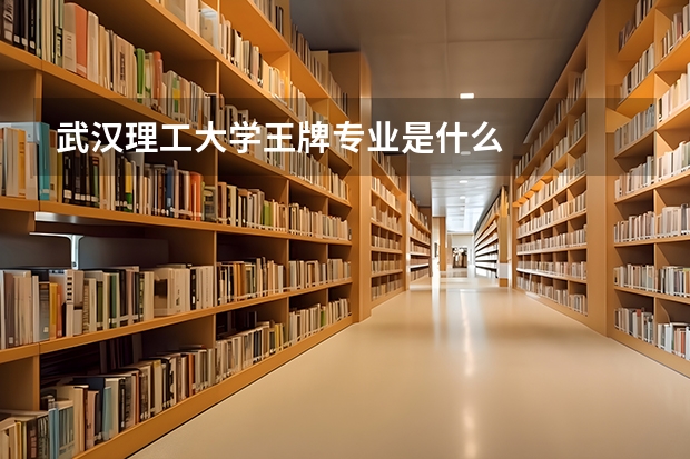 武汉理工大学王牌专业是什么