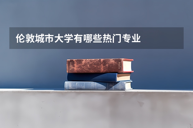 伦敦城市大学有哪些热门专业