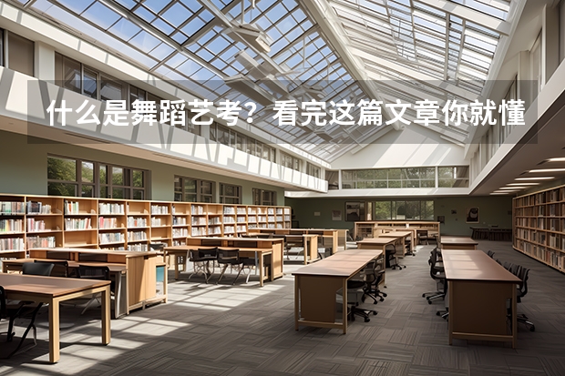什么是舞蹈艺考？看完这篇文章你就懂了！