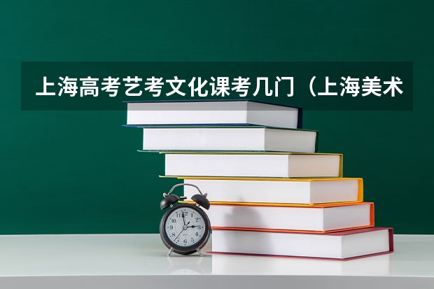 上海高考艺考文化课考几门（上海美术考试时间）