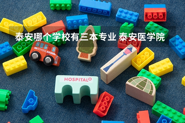 泰安哪个学校有三本专业 泰安医学院是原先的二本还是三本