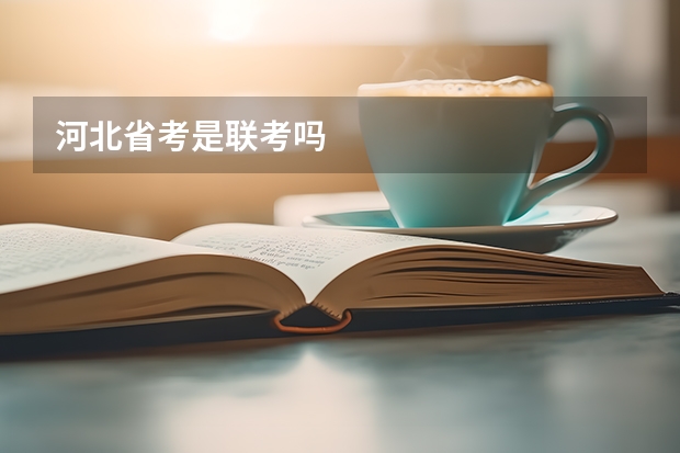 河北省考是联考吗