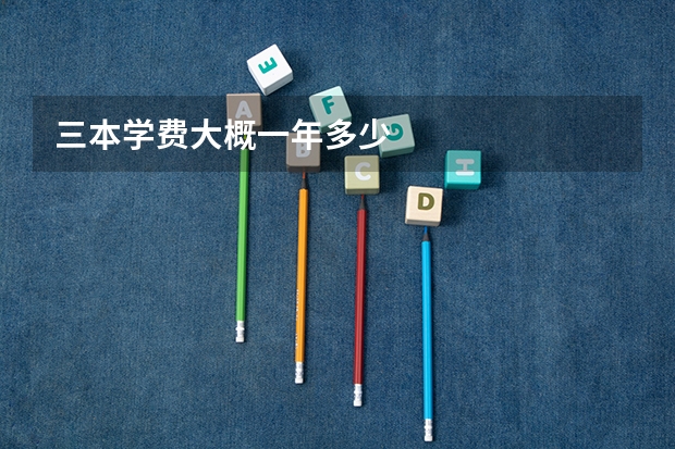 三本学费大概一年多少