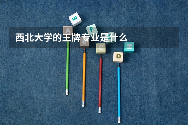 西北大学的王牌专业是什么