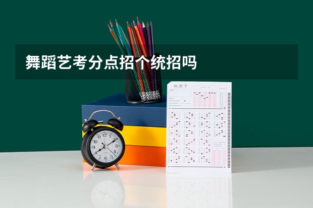 舞蹈艺考分点招个统招吗