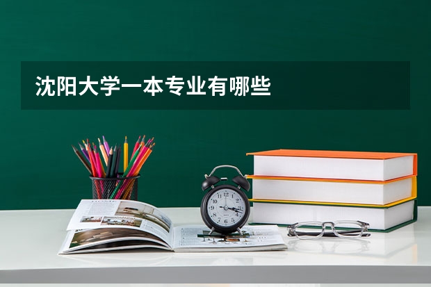 沈阳大学一本专业有哪些