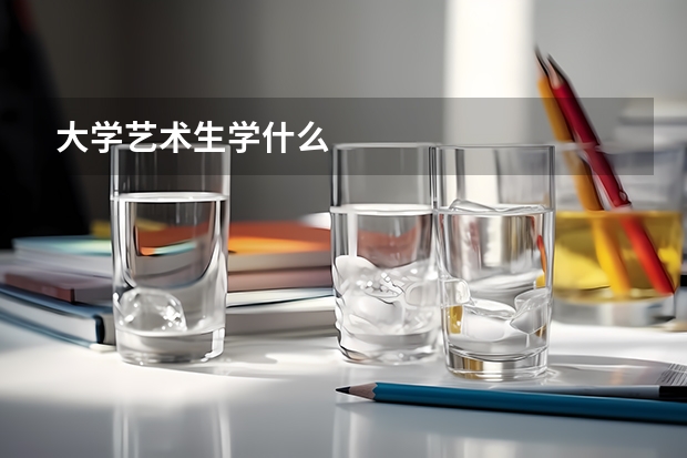大学艺术生学什么
