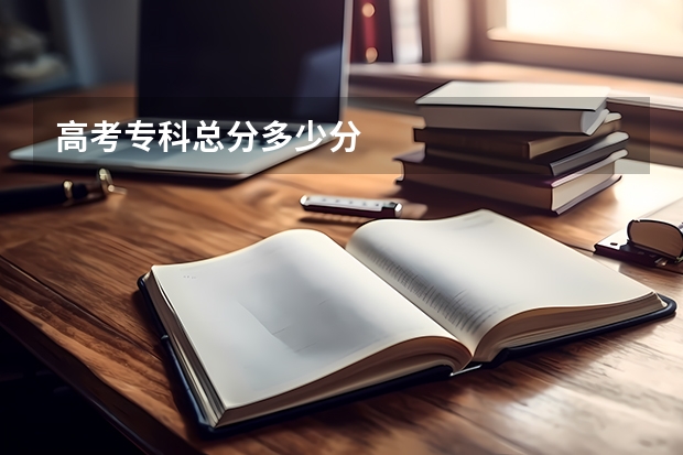 高考专科总分多少分