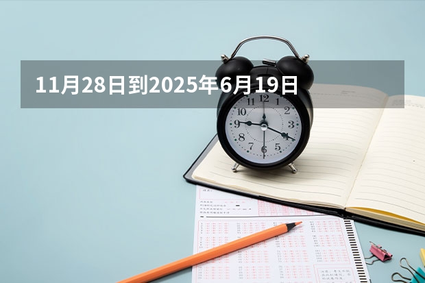 11月28日到2025年6月19日一共多少天