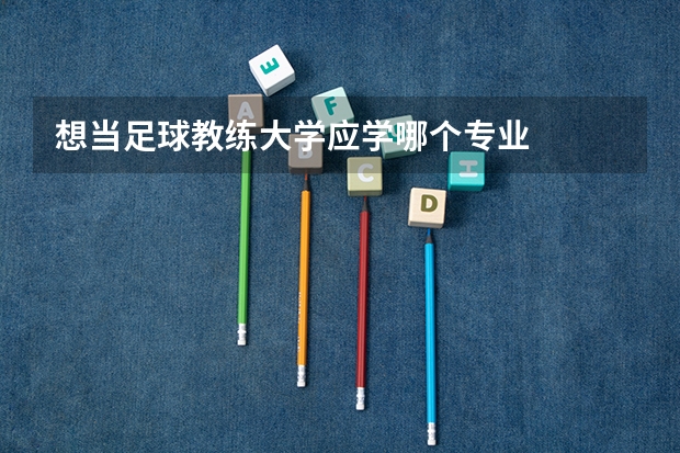 想当足球教练大学应学哪个专业