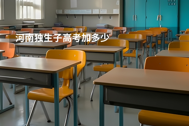 河南独生子高考加多少