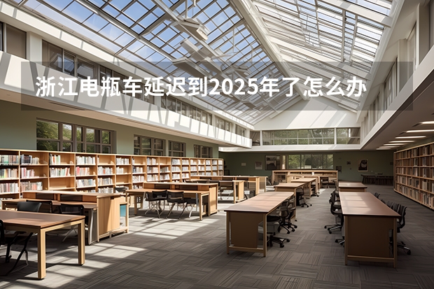 浙江电瓶车延迟到2025年了怎么办
