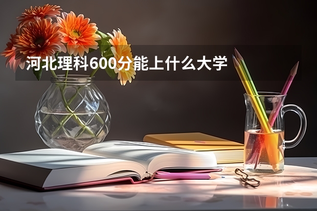 河北理科600分能上什么大学