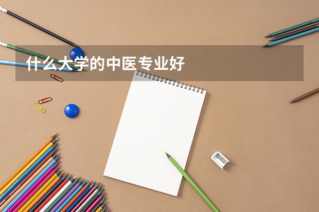 什么大学的中医专业好