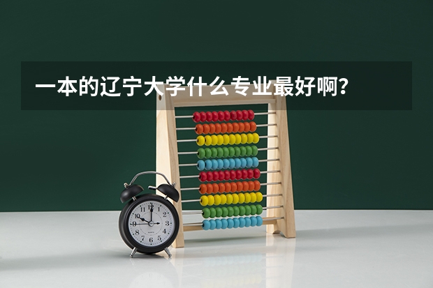 一本的辽宁大学什么专业最好啊？
