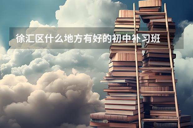 徐汇区什么地方有好的初中补习班