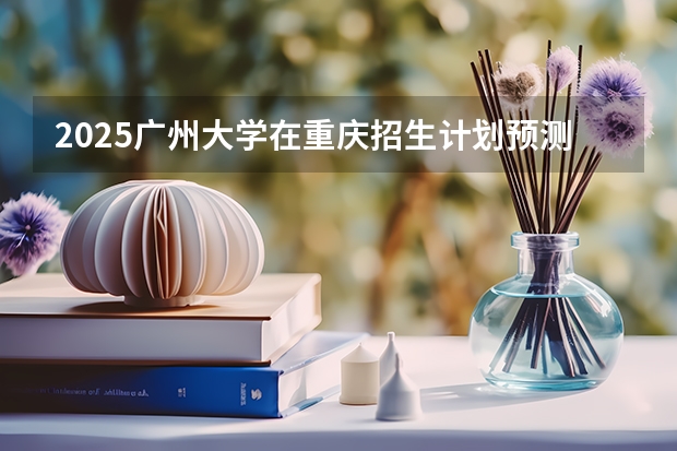 2025广州大学在重庆招生计划预测